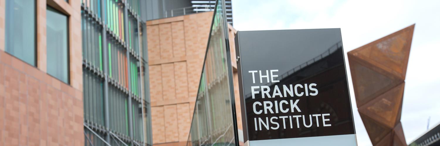 The entrance to the Crick.