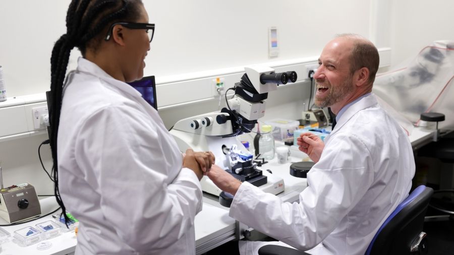 Prince William and Dumi