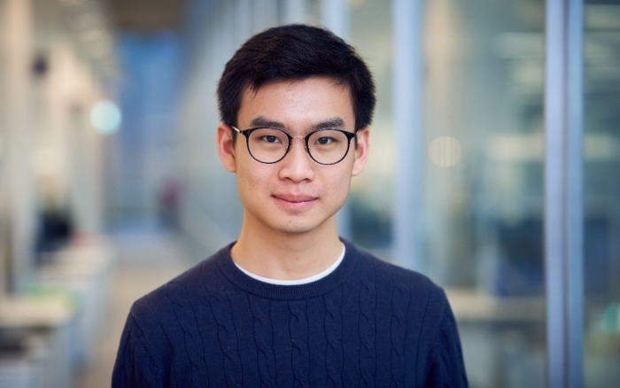 A man stares at the camera