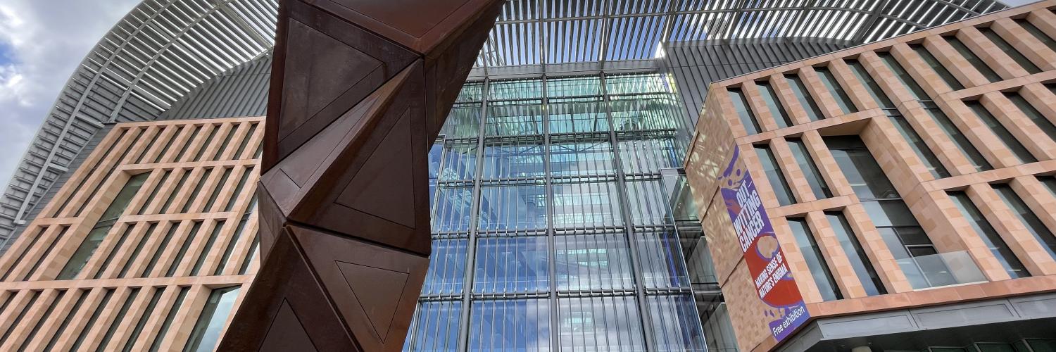 Outside of the Francis Crick Institute.