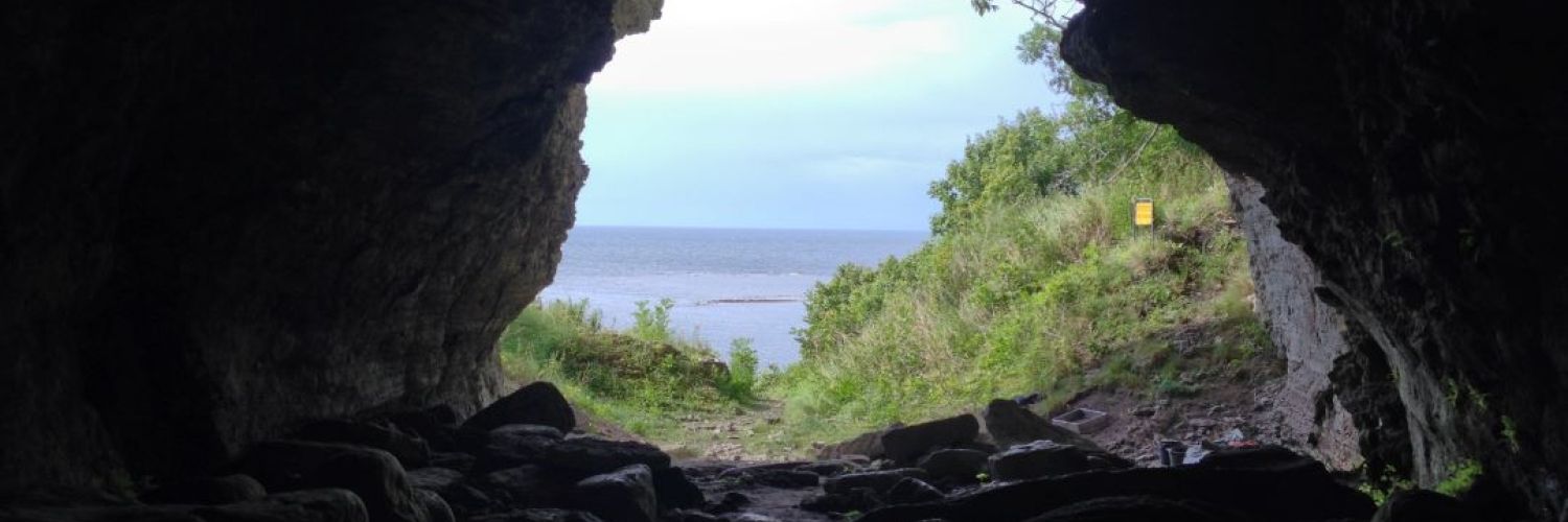 Cave where wolf remains were found