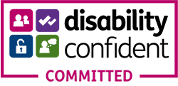 Disability confident committed badge